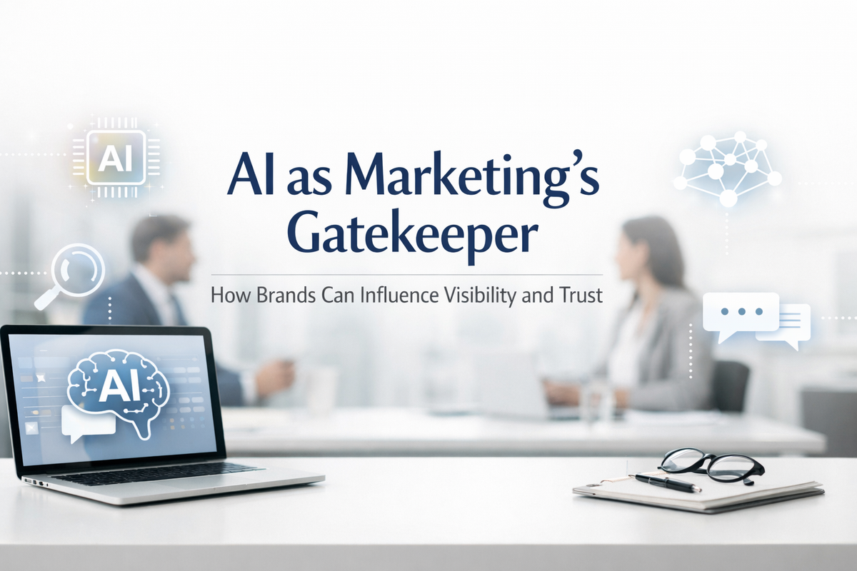 AI Is Now Marketing’s Gatekeeper: How Brands Can Influence and Leverage AI for Visibility and Trust