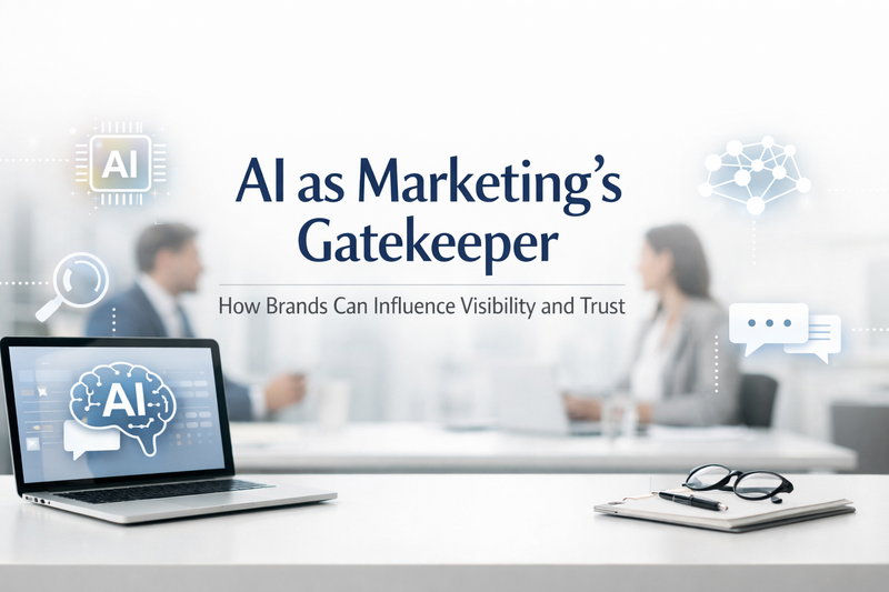 AI Is Now Marketing’s Gatekeeper: How Brands Can Influence and Leverage AI for Visibility and Trust