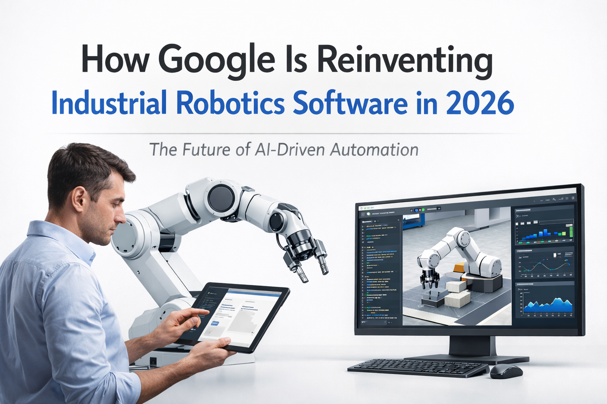 How Google’s Intrinsic Integration Is Transforming Industrial Robotics Software and Automation in 2026