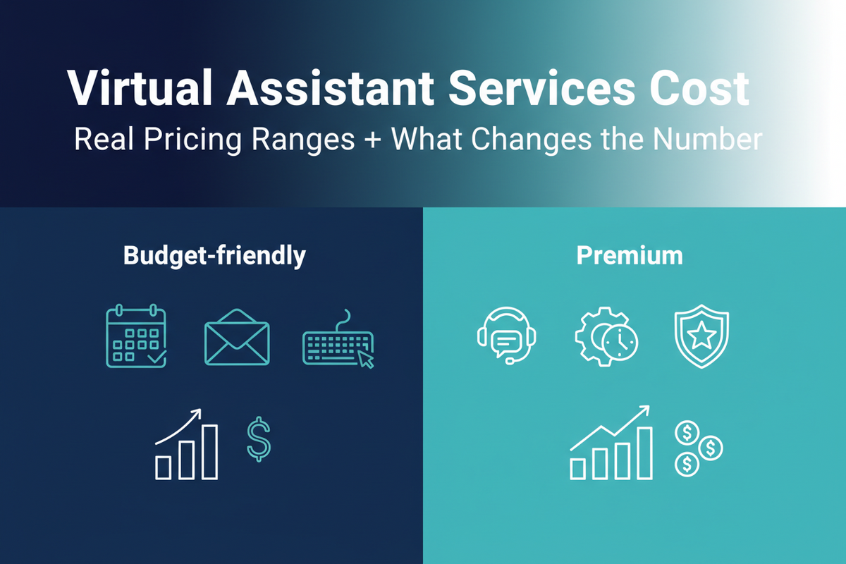 Virtual Assistant Services Cost: Real Pricing Ranges + What Changes the Number