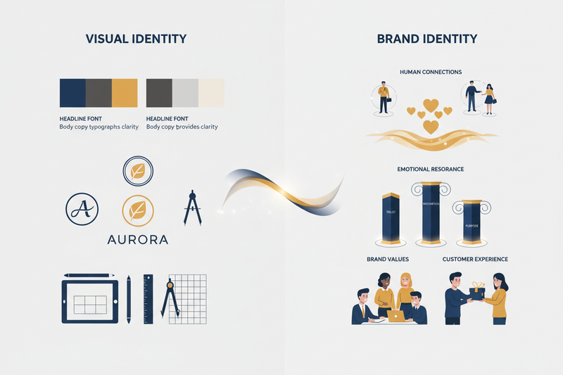 Visual Identity vs Brand Identity: The Difference That Changes Everything
