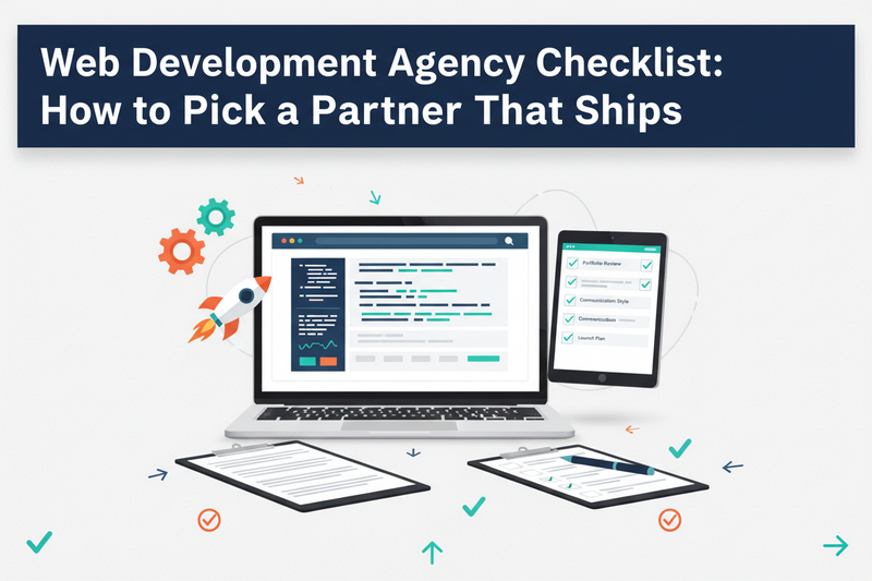 Web Development Agency Checklist: How to Pick a Partner That Ships