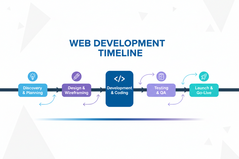 Web Development Process Steps: The Exact Timeline From Kickoff to Go-Live