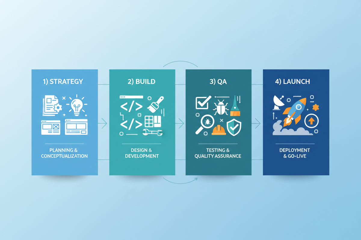 Web Development Services: What You’re Really Paying For (Strategy, Build, QA, Launch)