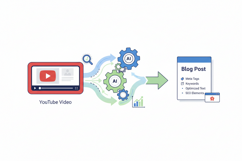 YouTube‑to‑Blog Workflow: Convert Videos into SEO Posts Automatically