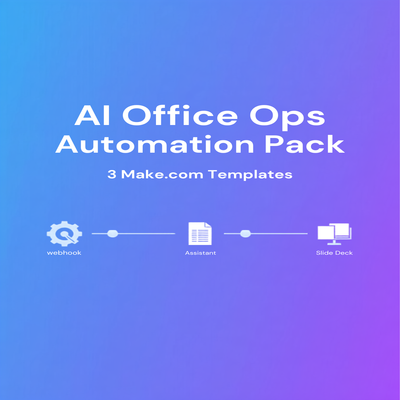 AI Office Ops Automation Templates for Make.com