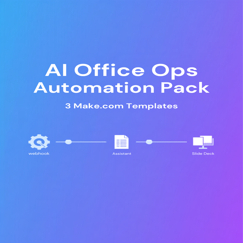 AI Office Ops Automation Templates for Make.com