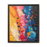 Vibrant Chaos: Abstract Splatter Art Inspired by Pollock - Museum Print