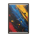 Vibrant Pollock-Inspired Abstract Chaos Art Print - Museum Grade