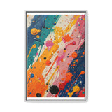 Jackson Pollock Style Dynamic Abstract Splatter Art Print