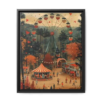 Enchanted Carnival Glow - Vintage Fairground Art Print