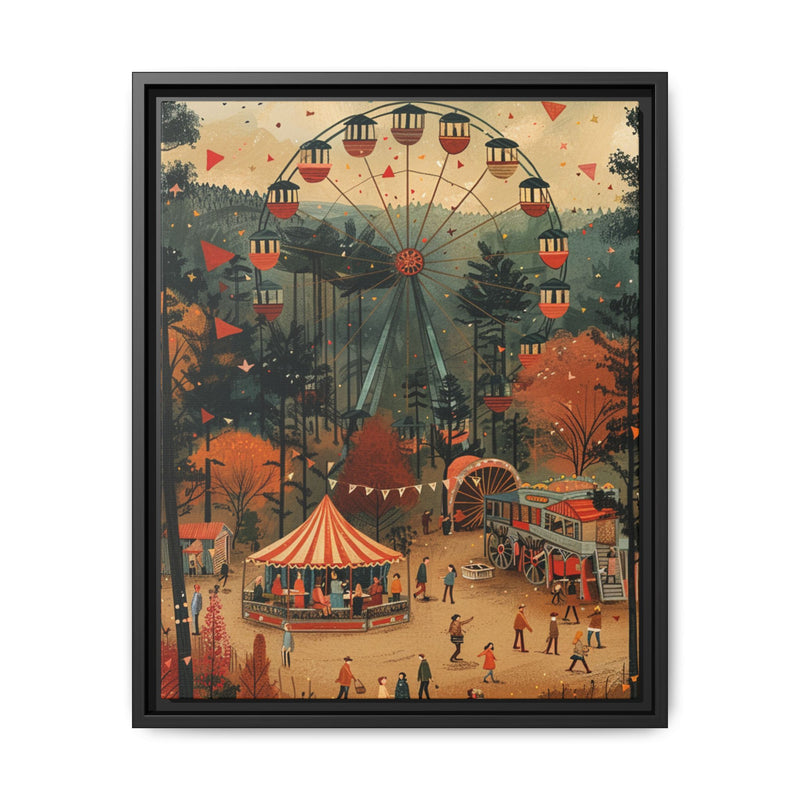 Enchanted Carnival Glow - Vintage Fairground Art Print
