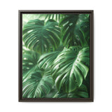 Floating Monstera Delicacy - Overhead Elegance Print on Museum Paper