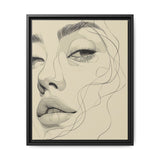 Japandi Minimalist One-Line Art Portrait - Museum Grade Print