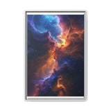 Trippy Neon Cosmos: Vivid Space Nature Art Print, 4K Detail