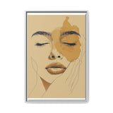 Japandi-Inspired Minimalist One-Line Art Portrait on Fine Art Paper