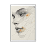 Japandi-Inspired Minimalist One-Line Art Print on Museum Grade Paper