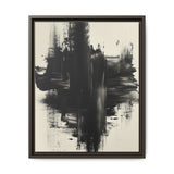 Abstract Monochrome Brushstrokes - Dynamic Canvas Art Print