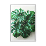 Floating Monstera Dreamscape - Minimalist Botanical Art Print
