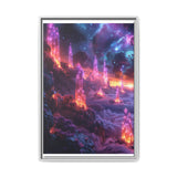 Enigmatic Neon Cosmos: Ethereal Space Nature - 4K Fine Art Print