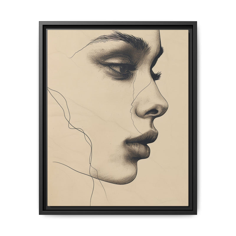 Japandi-Inspired Minimal One-Line Art Print on Museum-Grade Paper