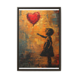 Heartfelt Release - Banksy-Inspired Anime Art Print