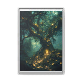 Enchanted Forest Bioluminescence - Premium Art Print