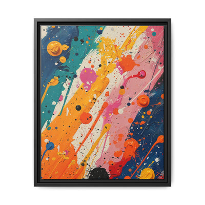 Jackson Pollock Style Dynamic Abstract Splatter Art Print