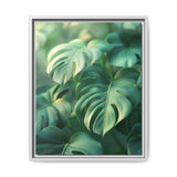 Serene Monstera Delicacy - Aerial Art Print on Museum Grade Paper