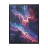 Stellar Wonders: Neon Space Nature Art Print - 4K Detail
