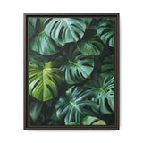 Floating Monstera Delight - Serene Nature Art Print