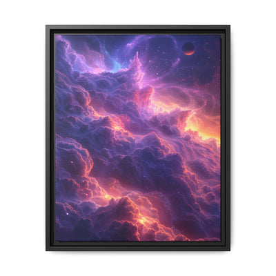 Spectral Odyssey: Neon Space Nature - Ultra HD Museum Grade Print