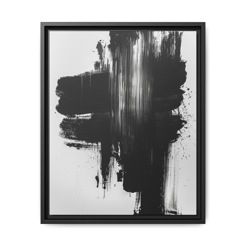 Abstract Elegance: Bold Brush Strokes Fine Art Print
