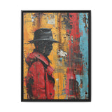 Urban Whimsy: Banksy-Inspired Graffiti Art Print on Museum Grade Paper