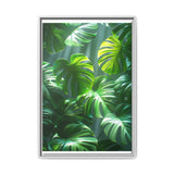 Floating Monstera Delicacy - Serene Nature Art Print