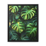 Floating Monstera Dreams - Minimalist Aerial Art Print