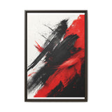 Abstract Energy - Red and Black Acrylic Chaos 8K Art Print