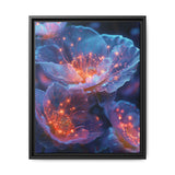 Galactic Blossom: Neon Space Nature - 4K Ultra HD Anime Art Print
