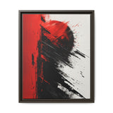 Vivid Abstract Energy - Red & Black Dynamic Art Print