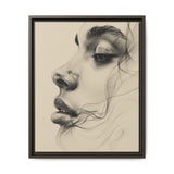 Japandi-Inspired One-Line Minimalist Portrait on Museum Grade Paper
