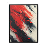 Abstract Energy: Vivid Red & Black Chaos - 8K Fine Art Print