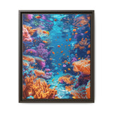 Enchanted Coral Reef: Vivid Underwater Seascape Art Print