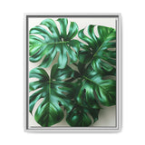 Floating Monstera Dreamscape - Minimalist Botanical Art Print