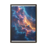 Stellar Garden: Neon Cosmos Nature Art Print - Museum Grade
