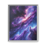 Trippy Neon Cosmos: Vibrant Space Nature Art Print