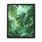 Suspended Monstera Delicacy - Ethereal Leaves Art Print