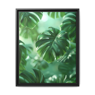 Suspended Monstera Delicacy - Ethereal Leaves Art Print