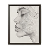 Japandi Minimalist One-Line Art Portrait - Fine Art Print