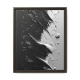 Monochrome Mastery: Abstract Swirls & Brush Strokes Art Print