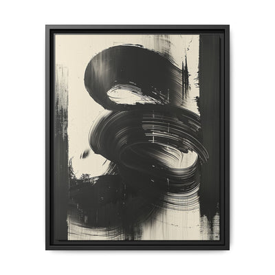 Abstract Energy: Bold Brush Strokes on Museum-Grade Print